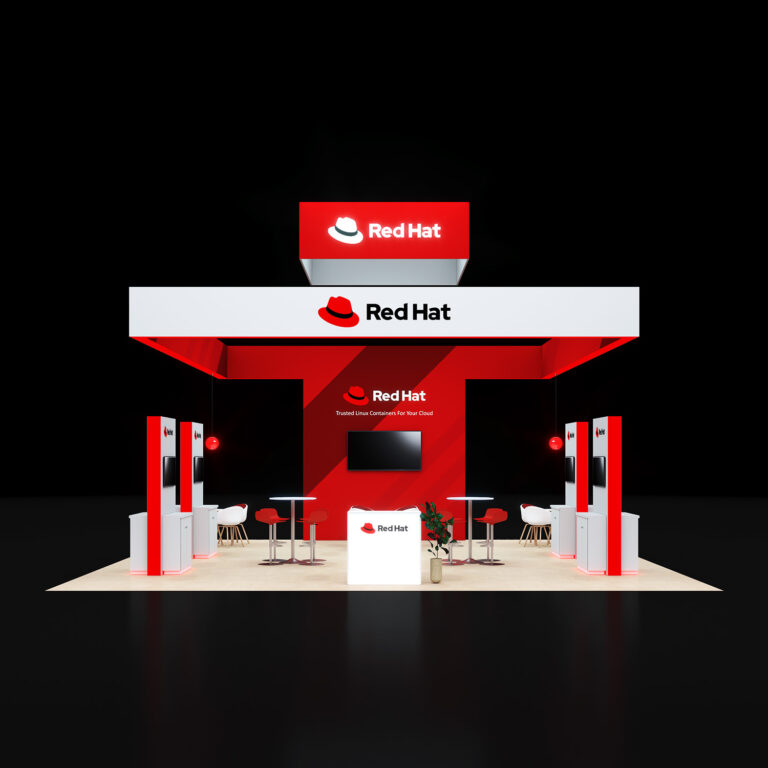 PE3030 40 — 30x30 trade show booth rental by Pure Exhibits