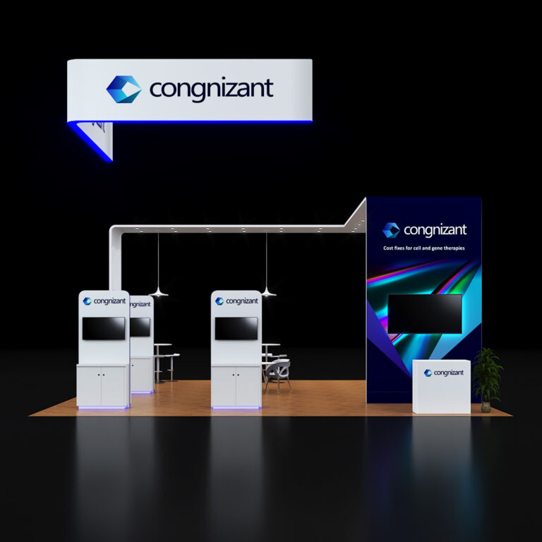 PE3030 37 — 30x30 trade show booth rental by Pure Exhibits