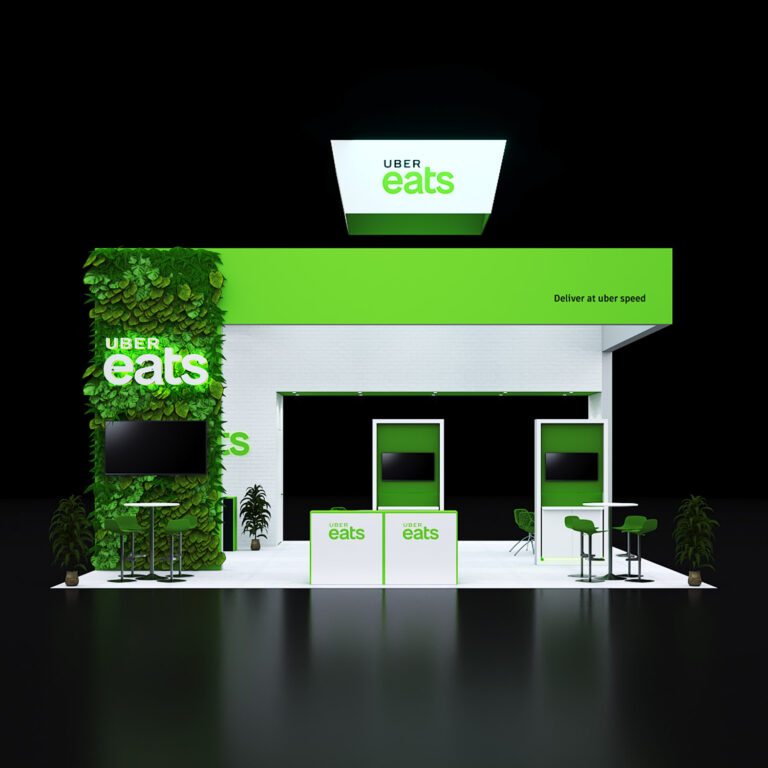 PE3030 36 — 30x30 trade show booth rental by Pure Exhibits