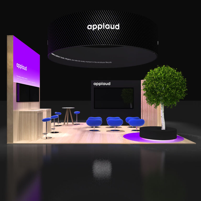 PE2020 74 — 20x20 trade show booth rental by Pure Exhibits