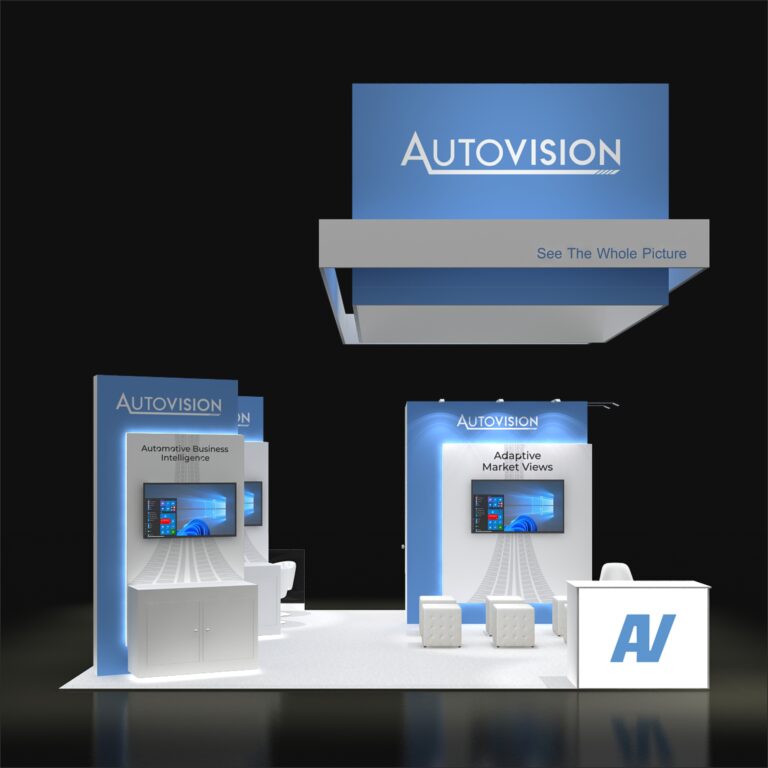PE2020 75 — 20x20 trade show booth rental by Pure Exhibits
