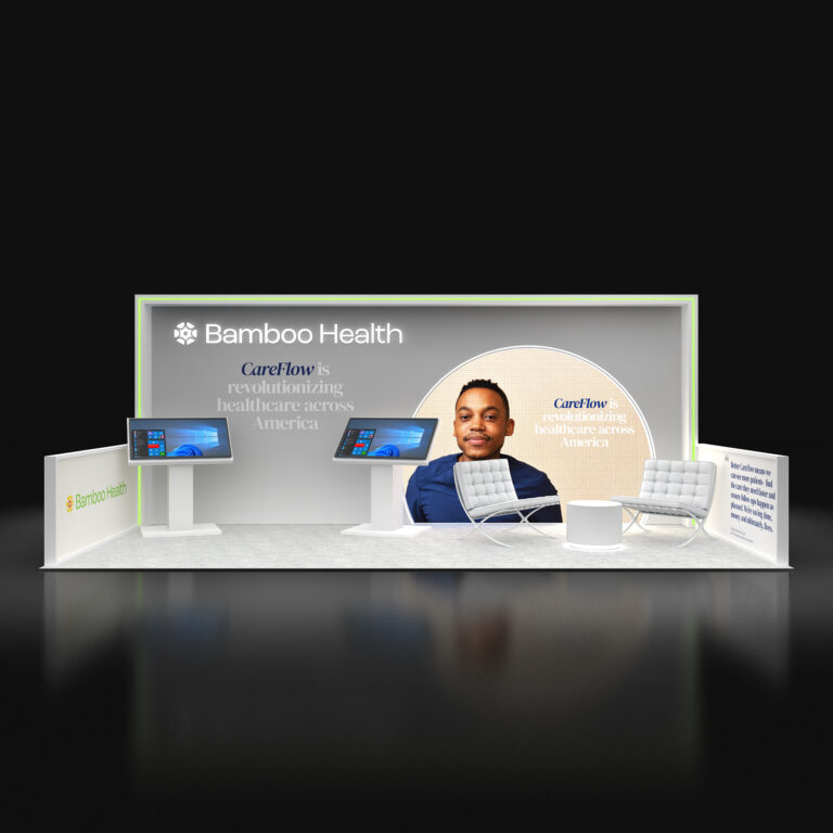 PE1020 39 — 10x20 trade show booth rental by Pure Exhibits