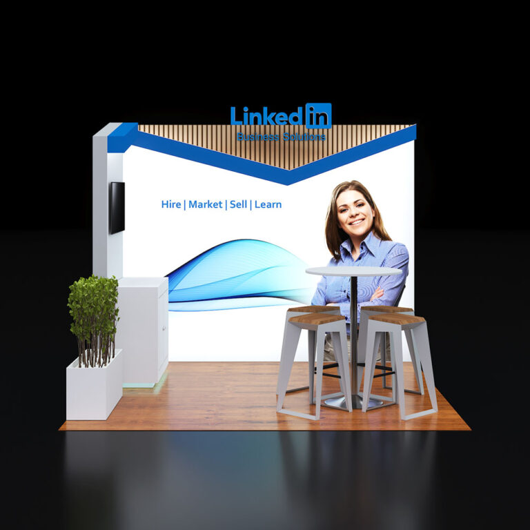 PE1010 35 — 10x10 trade show booth rental by Pure Exhibits