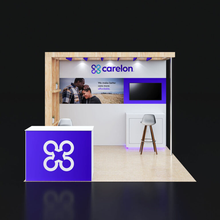 PE1010 34 — 10x10 trade show booth rental by Pure Exhibits
