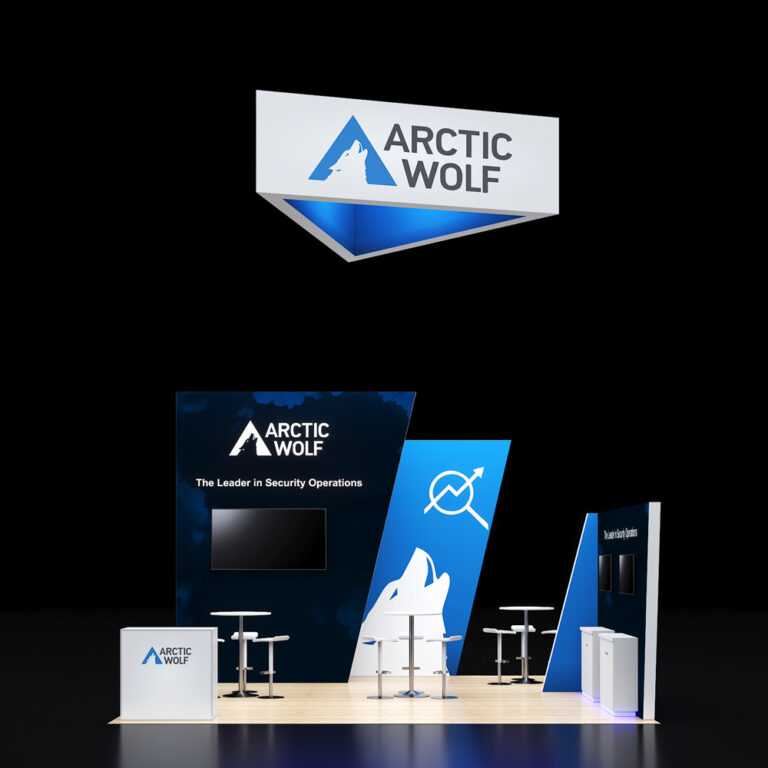 PE2020 65 — 20x20 trade show booth rental by Pure Exhibits