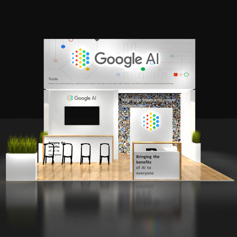 PE2020 91 — 20x20 trade show booth rental by Pure Exhibits