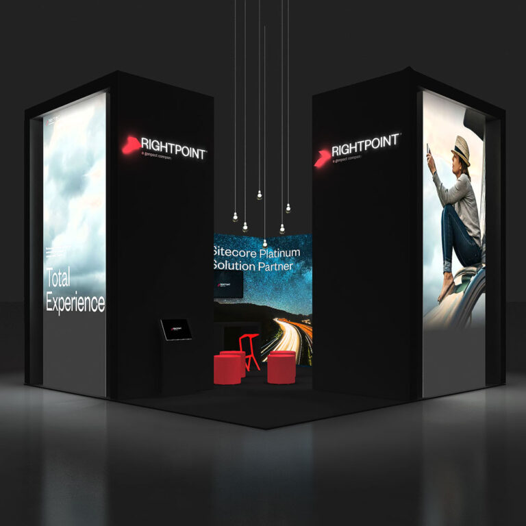PE2020 90 — 20x20 trade show booth rental by Pure Exhibits