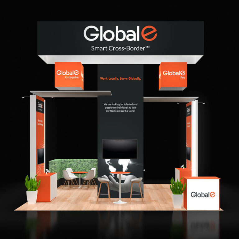 PE2020 88 — 20x20 trade show booth rental by Pure Exhibits