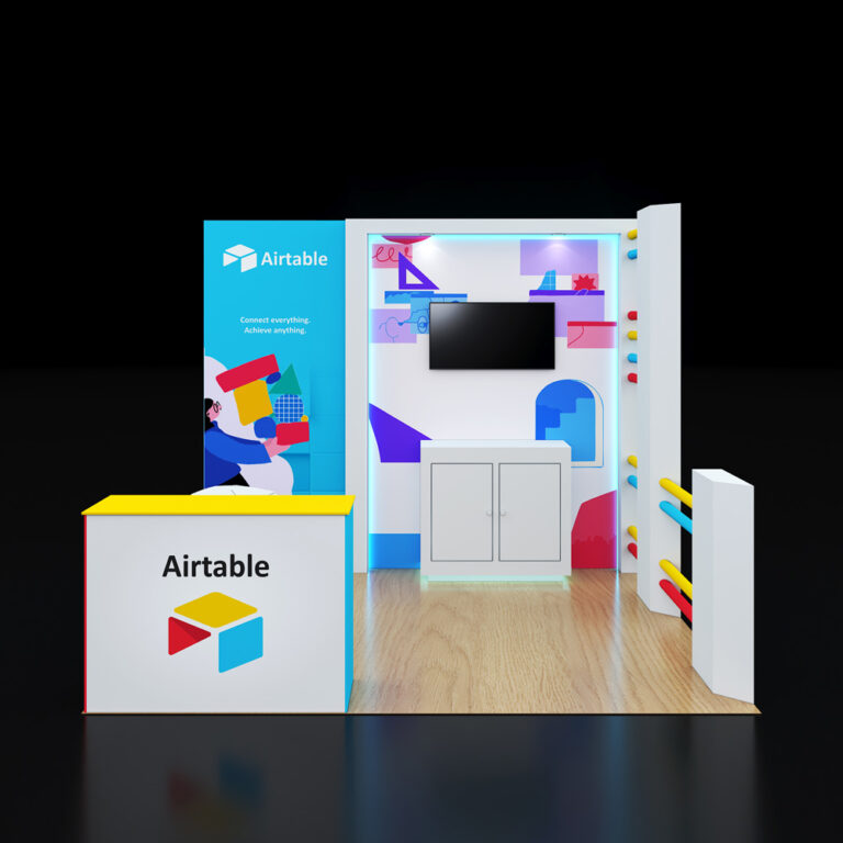 PE1010 37 — 10x10 trade show booth rental by Pure Exhibits