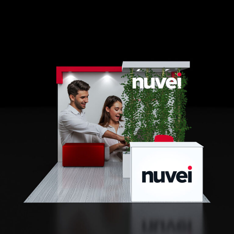 PE1010 39 — 10x10 trade show booth rental by Pure Exhibits