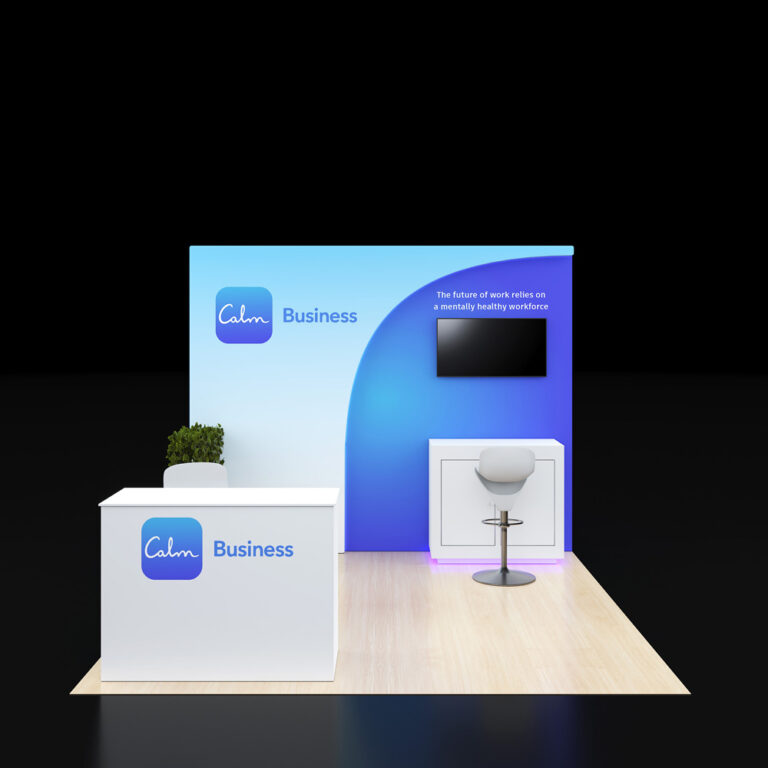 PE1010 40 — 10x10 trade show booth rental by Pure Exhibits