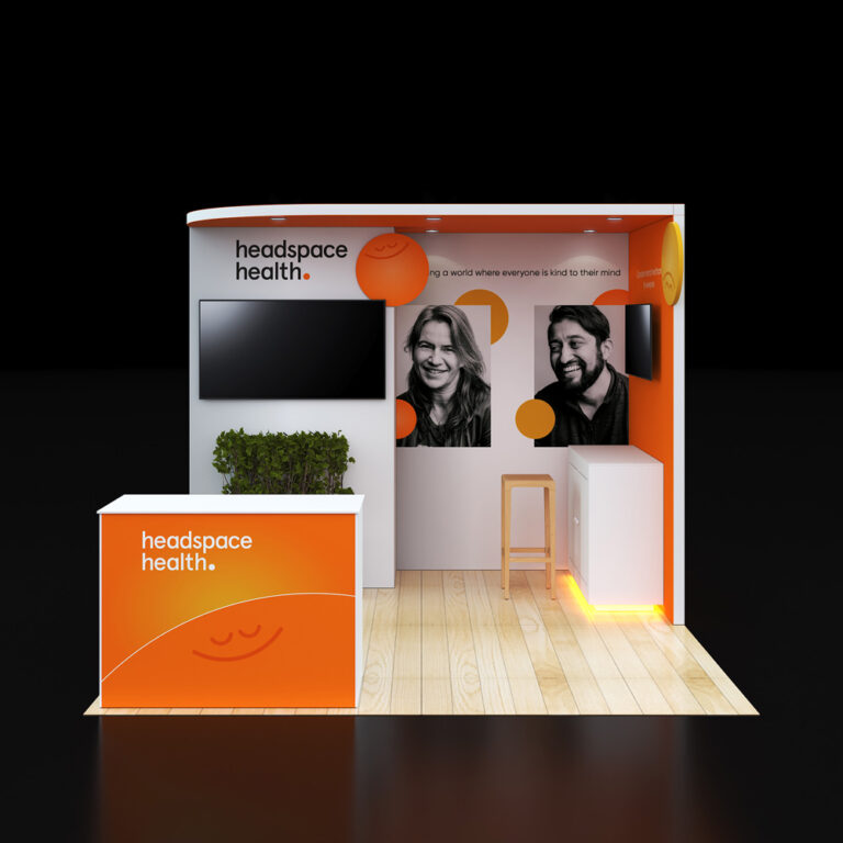 PE1010 36 — 10x10 trade show booth rental by Pure Exhibits