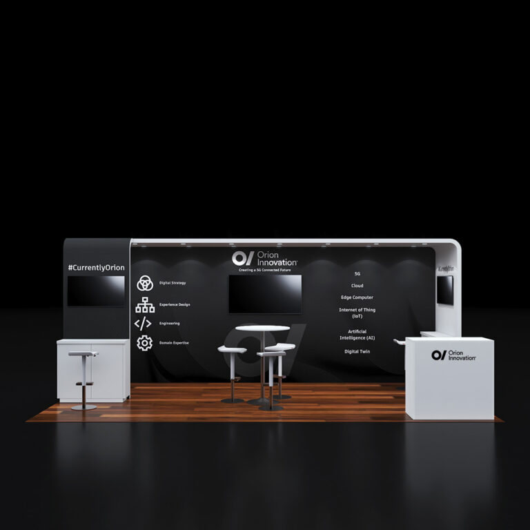 PE1020 50 — 10x20 trade show booth rental by Pure Exhibits