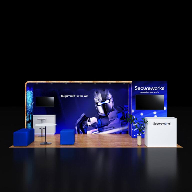 PE1020 49 — 10x20 trade show booth rental by Pure Exhibits