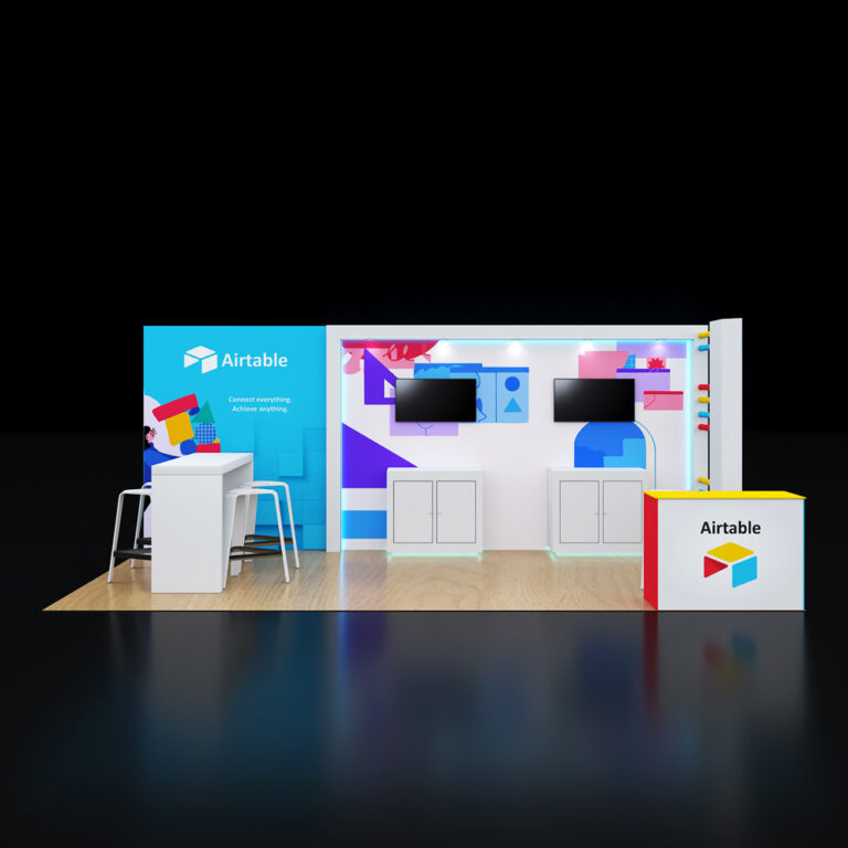 PE1020 42 — 10x20 trade show booth rental by Pure Exhibits