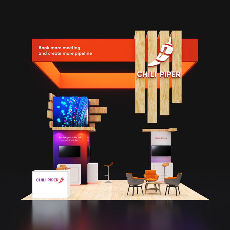 PE2020 79 — 20x20 trade show booth rental by Pure Exhibits