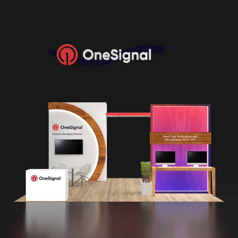 PE2020 80 — 20x20 trade show booth rental by Pure Exhibits