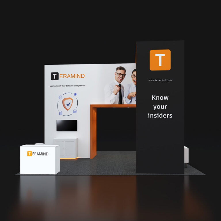PE2020 85 — 20x20 trade show booth rental by Pure Exhibits