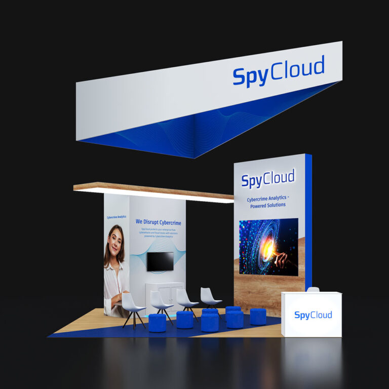 PE2020 86 — 20x20 trade show booth rental by Pure Exhibits