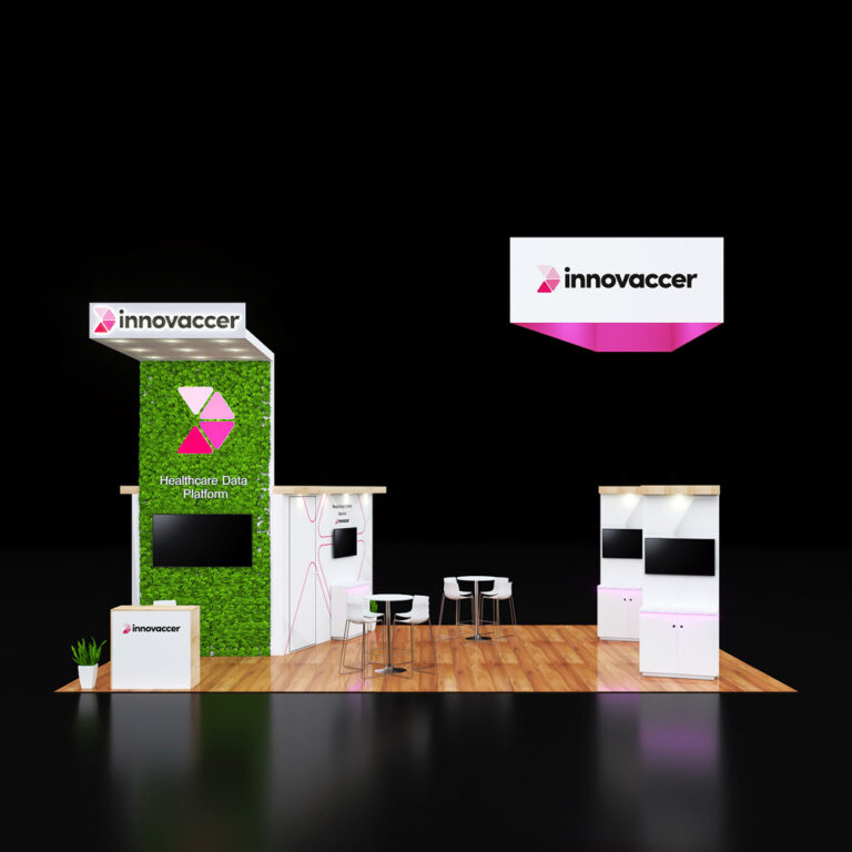 PE2030 44 — 20x30 trade show booth rental by Pure Exhibits