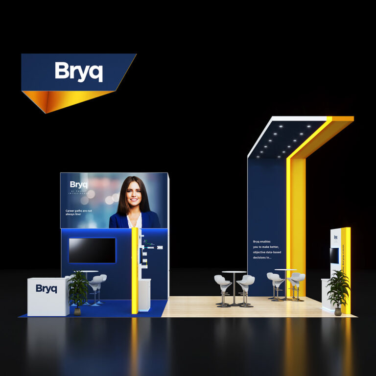 PE2030 45 — 20x30 trade show booth rental by Pure Exhibits