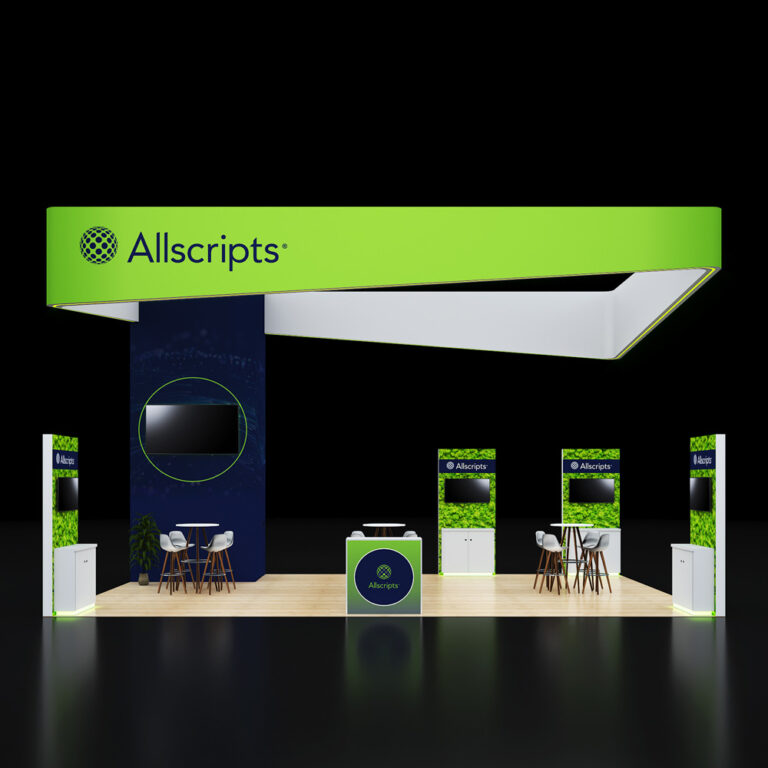 PE2030 47 — 20x30 trade show booth rental by Pure Exhibits