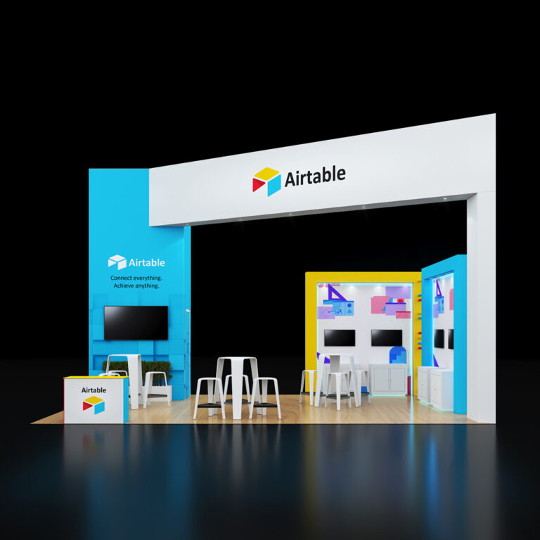 PE2030 54 — 20x30 trade show booth rental by Pure Exhibits