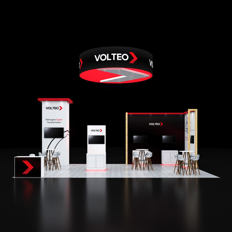 PE2030 55 — 20x30 trade show booth rental by Pure Exhibits