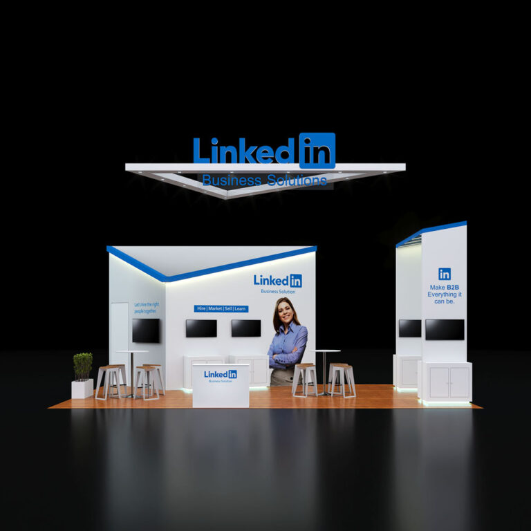 PE2030 58 — 20x30 trade show booth rental by Pure Exhibits
