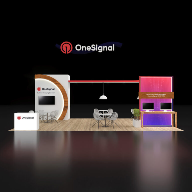 PE2030 63 — 20x30 trade show booth rental by Pure Exhibits