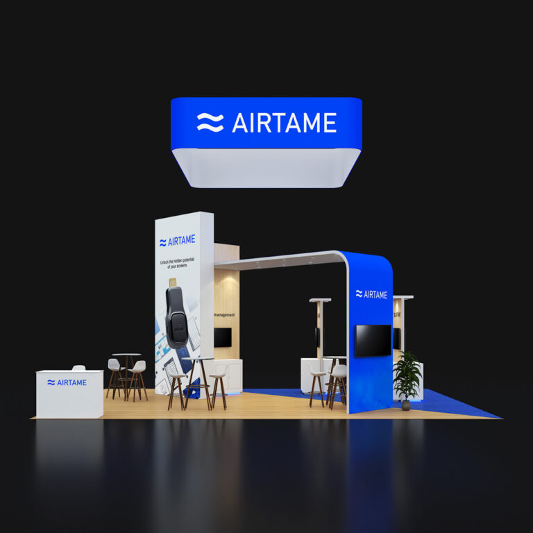 PE2030 64 — 20x30 trade show booth rental by Pure Exhibits