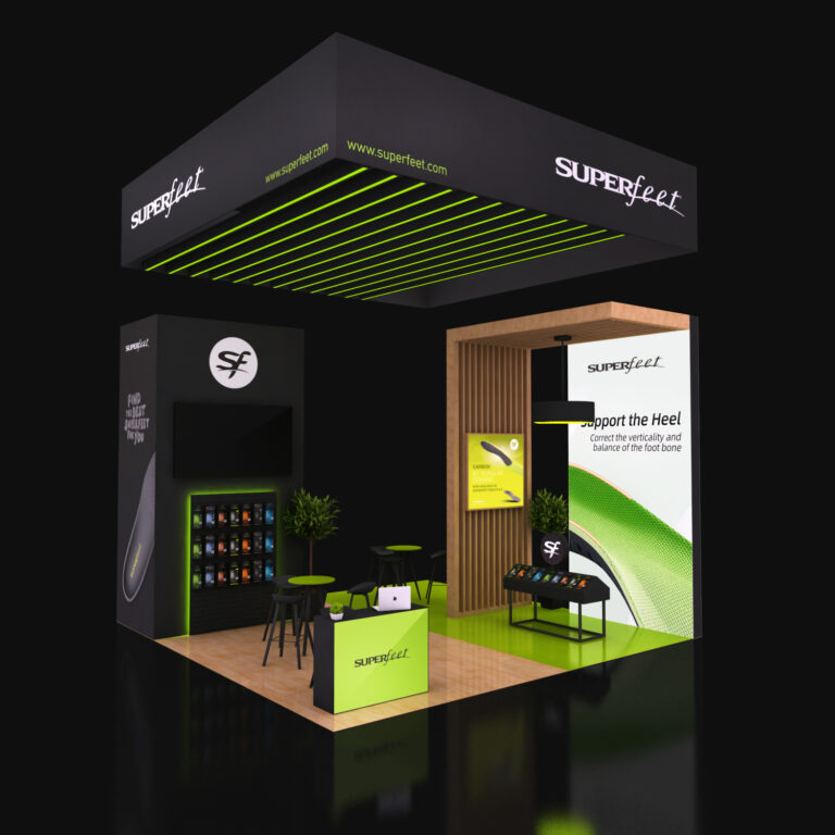 PE2020 93 — 20x20 trade show booth rental by Pure Exhibits