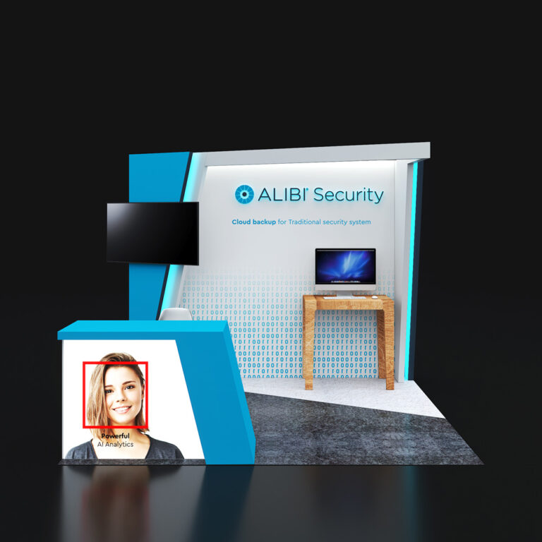 PE1010 41 — 10x10 trade show booth rental by Pure Exhibits