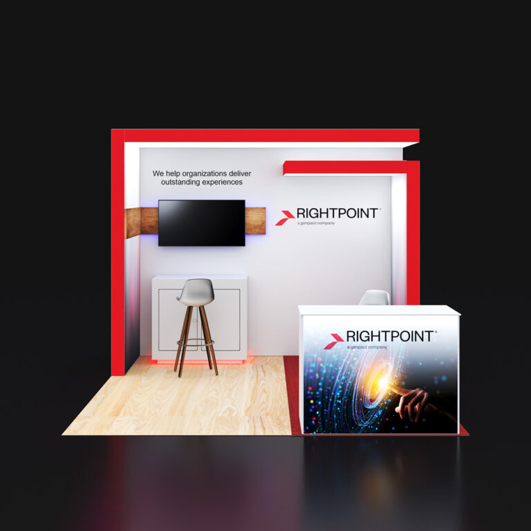 PE1010 42 — 10x10 trade show booth rental by Pure Exhibits