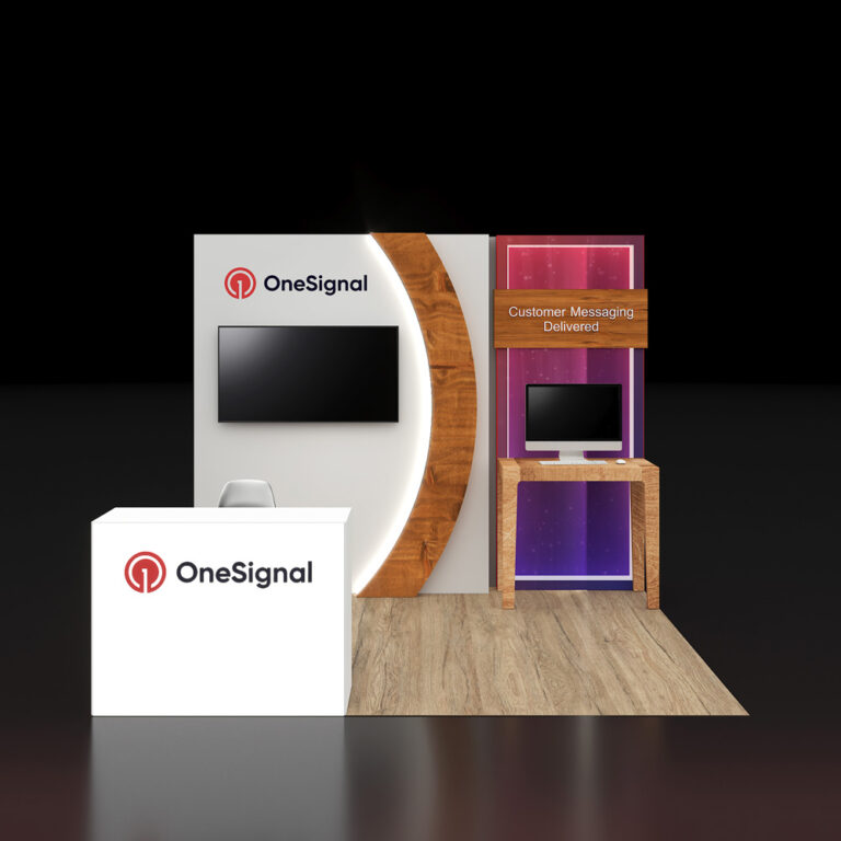 PE1010 44 — 10x10 trade show booth rental by Pure Exhibits