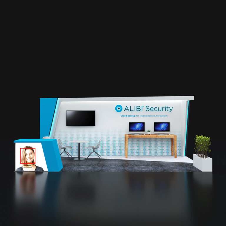 PE1020 64 — 10x20 trade show booth rental by Pure Exhibits