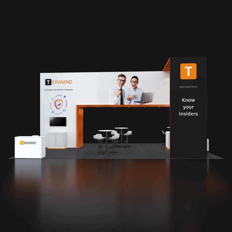 PE2030 68 — 20x30 trade show booth rental by Pure Exhibits