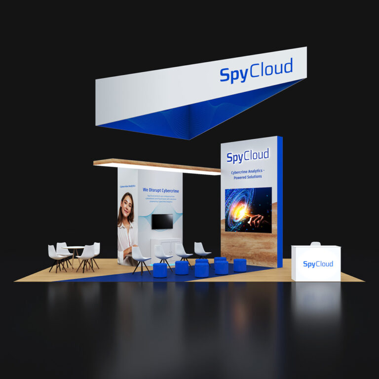 PE2030 69 — 20x30 trade show booth rental by Pure Exhibits