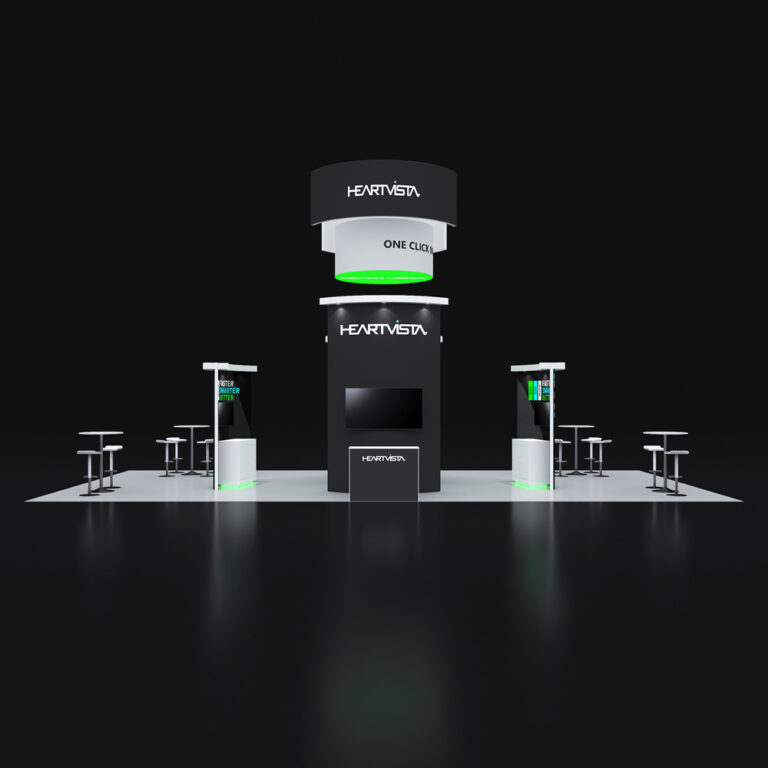 PE2040 18 — 20x40 trade show booth rental by Pure Exhibits