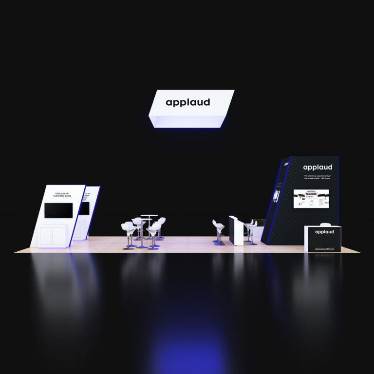 PE2040 14 — 20x40 trade show booth rental by Pure Exhibits