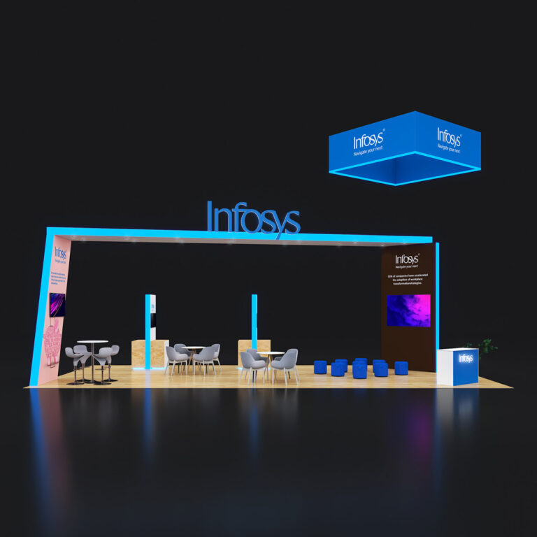 PE2040 13 — 20x40 trade show booth rental by Pure Exhibits