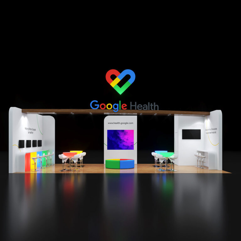 PE2040 22 — 20x40 trade show booth rental by Pure Exhibits