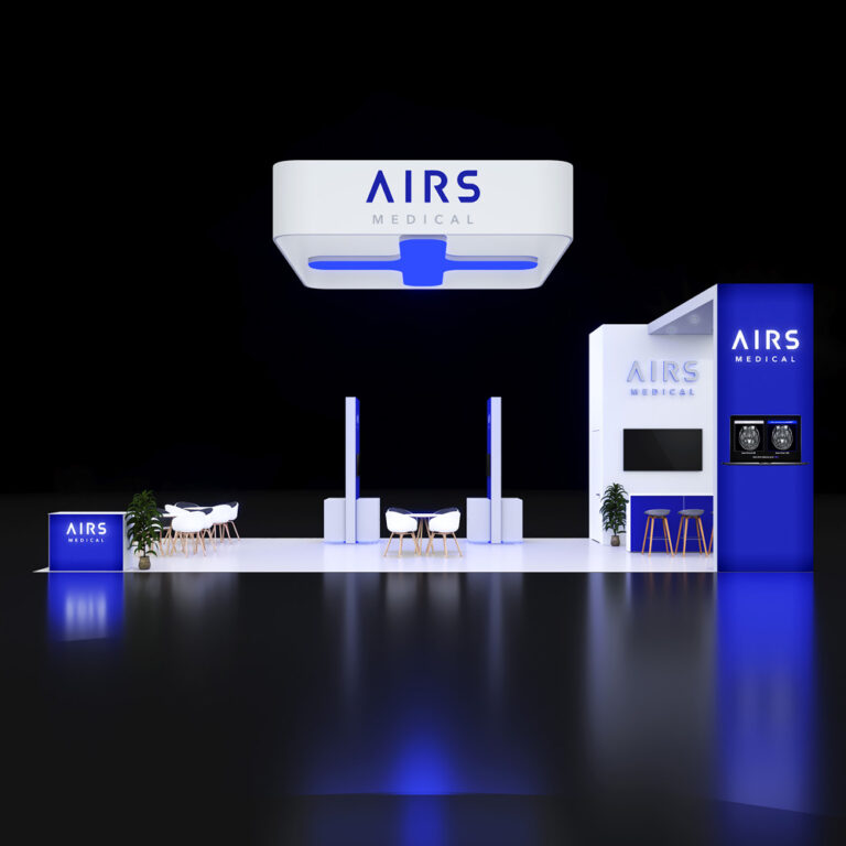 PE2040 23 — 20x40 trade show booth rental by Pure Exhibits