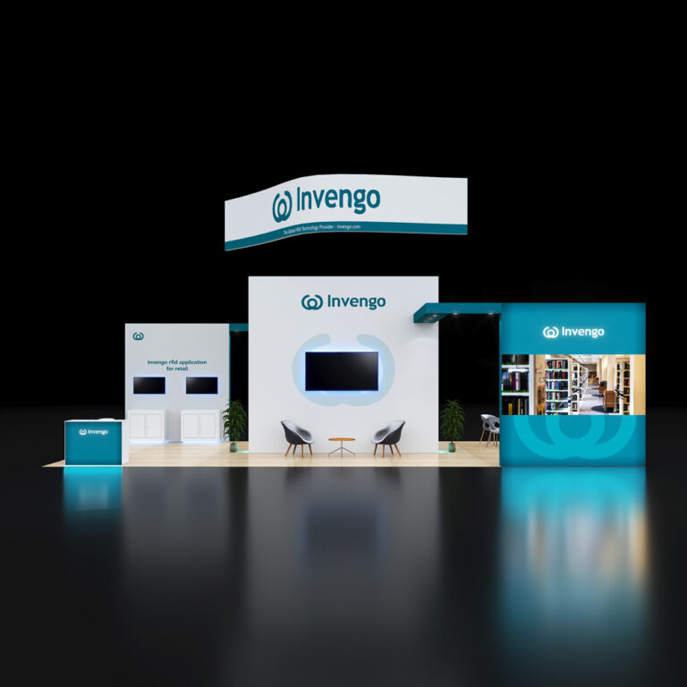 PE2040 24 — 20x40 trade show booth rental by Pure Exhibits