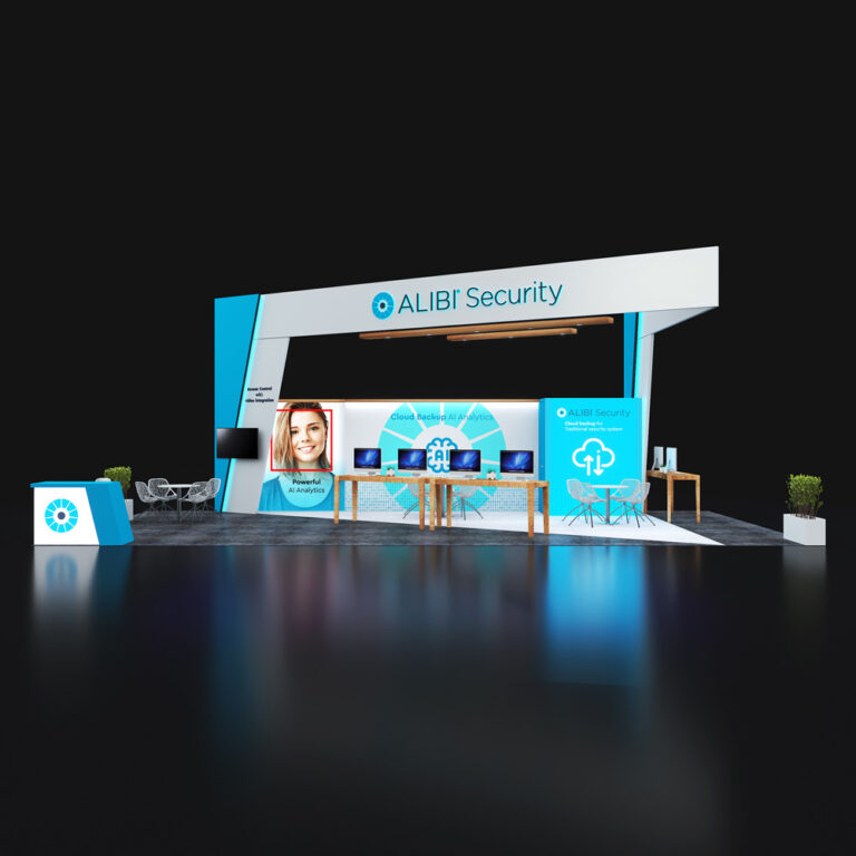 PE2040 05 — 20x40 trade show booth rental by Pure Exhibits