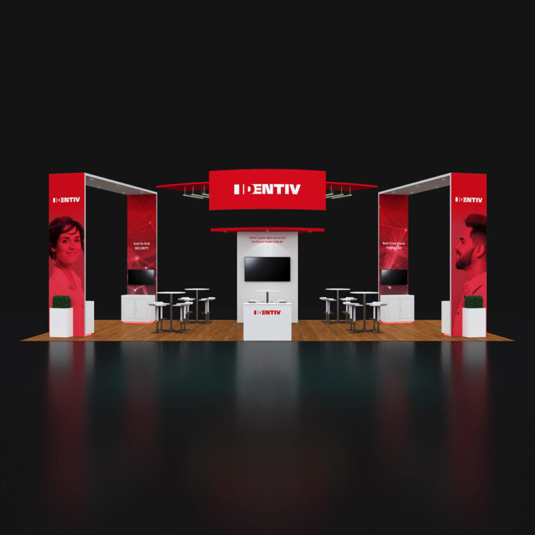 PE2040 10 — 20x40 trade show booth rental by Pure Exhibits
