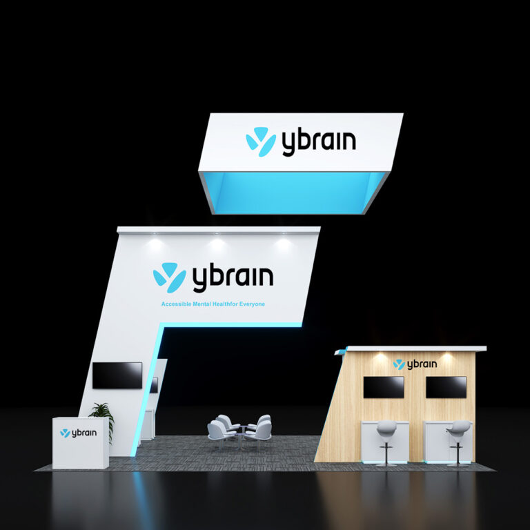 PE3030 50 — 30x30 trade show booth rental by Pure Exhibits