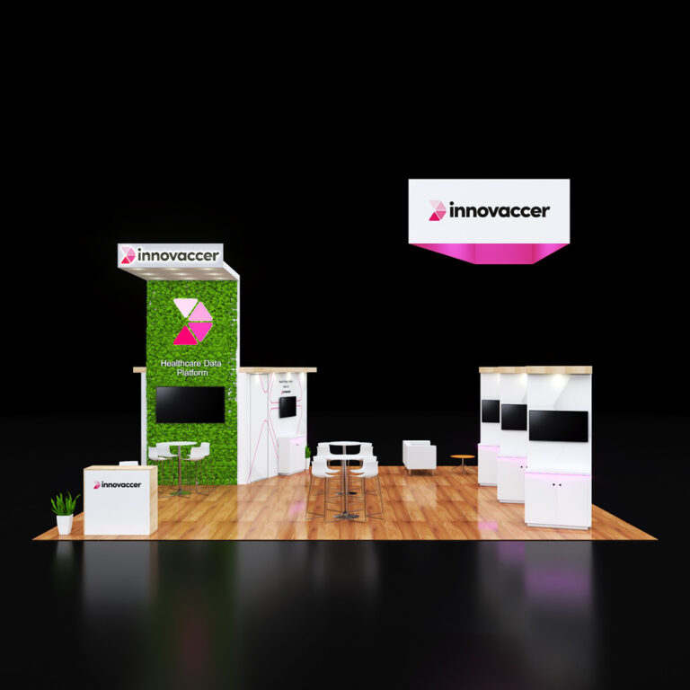 PE3030 48 — 30x30 trade show booth rental by Pure Exhibits