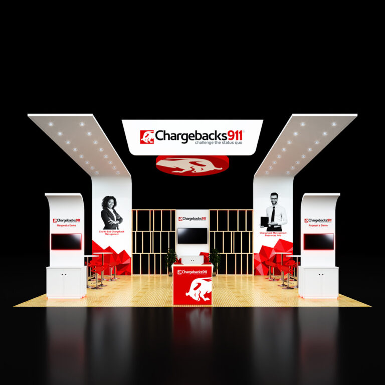 PE3030 46 — 30x30 trade show booth rental by Pure Exhibits