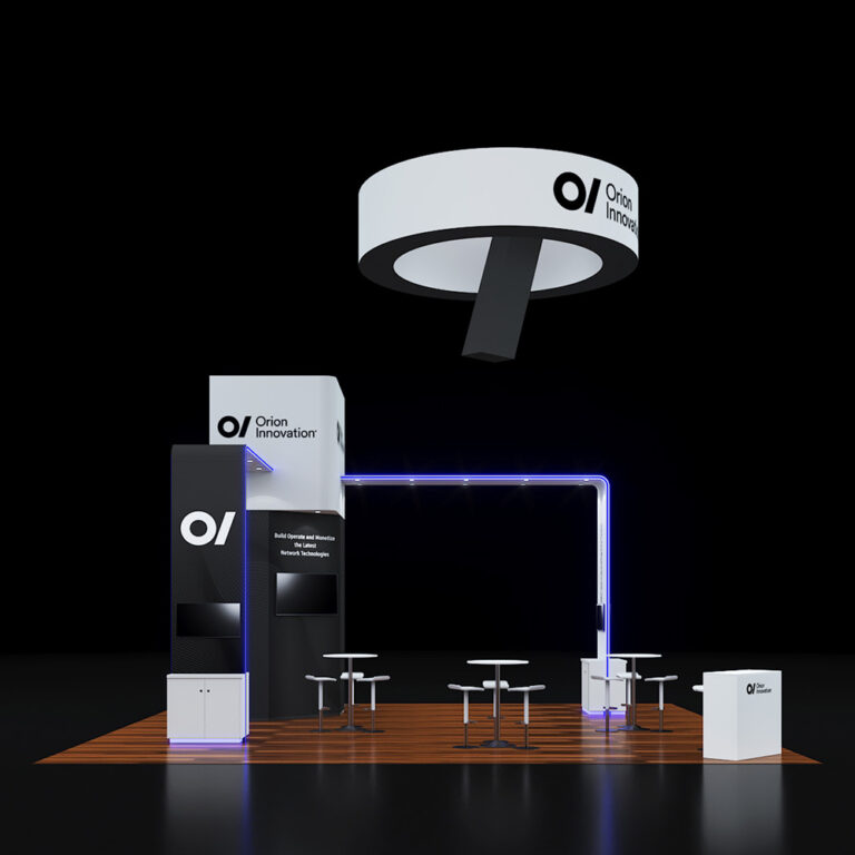 PE3030 42 — 30x30 trade show booth rental by Pure Exhibits